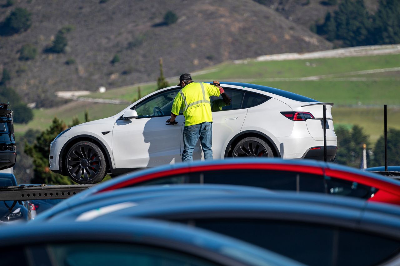 American Teslas were sent en masse to workshops.