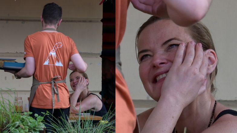 Monika Richardson z córką na mieście