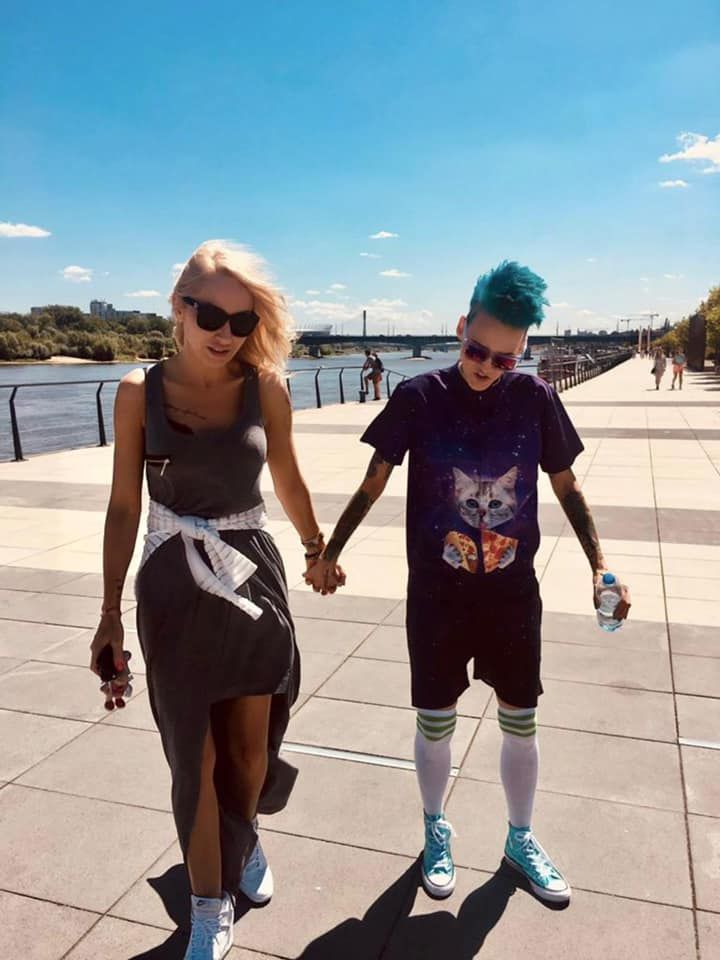 Agnieszka Chylińska i Joanna Ziędalska-Komosińska