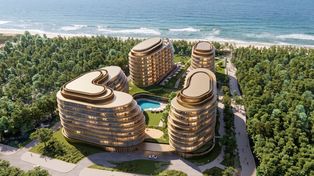 Staną zaledwie 30 m od plaży w Ustce. Z apartamentów będzie widok na morze