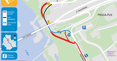 Warszawa. Prace na Wybrzeżu Helskim. Będą utrudnienia