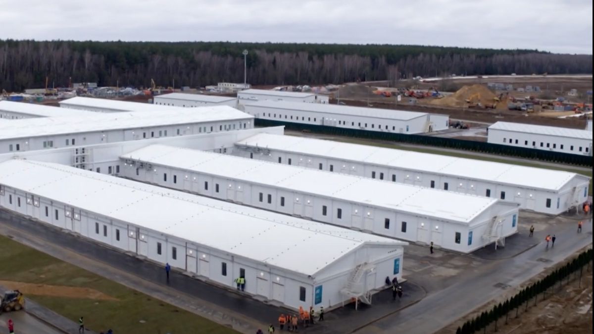 Szpital dla ofiar koronawirusa pod Moskwą