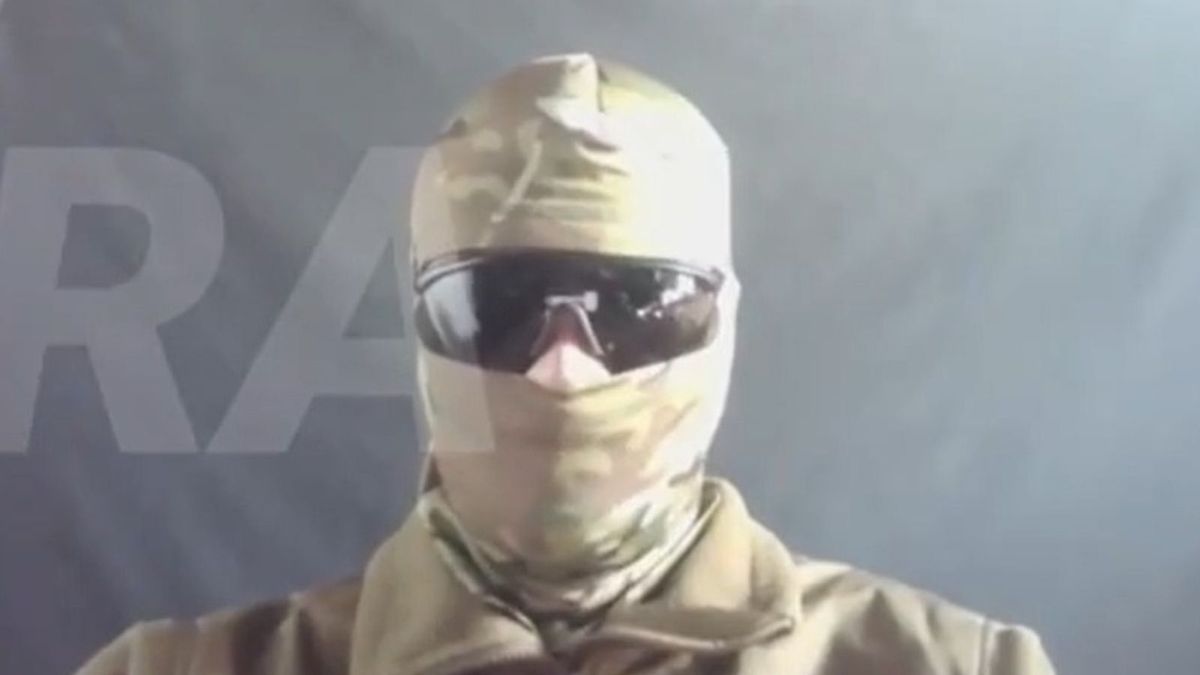 Ukrainiec pojawił się na ekranie podczas spotkania w Rosji