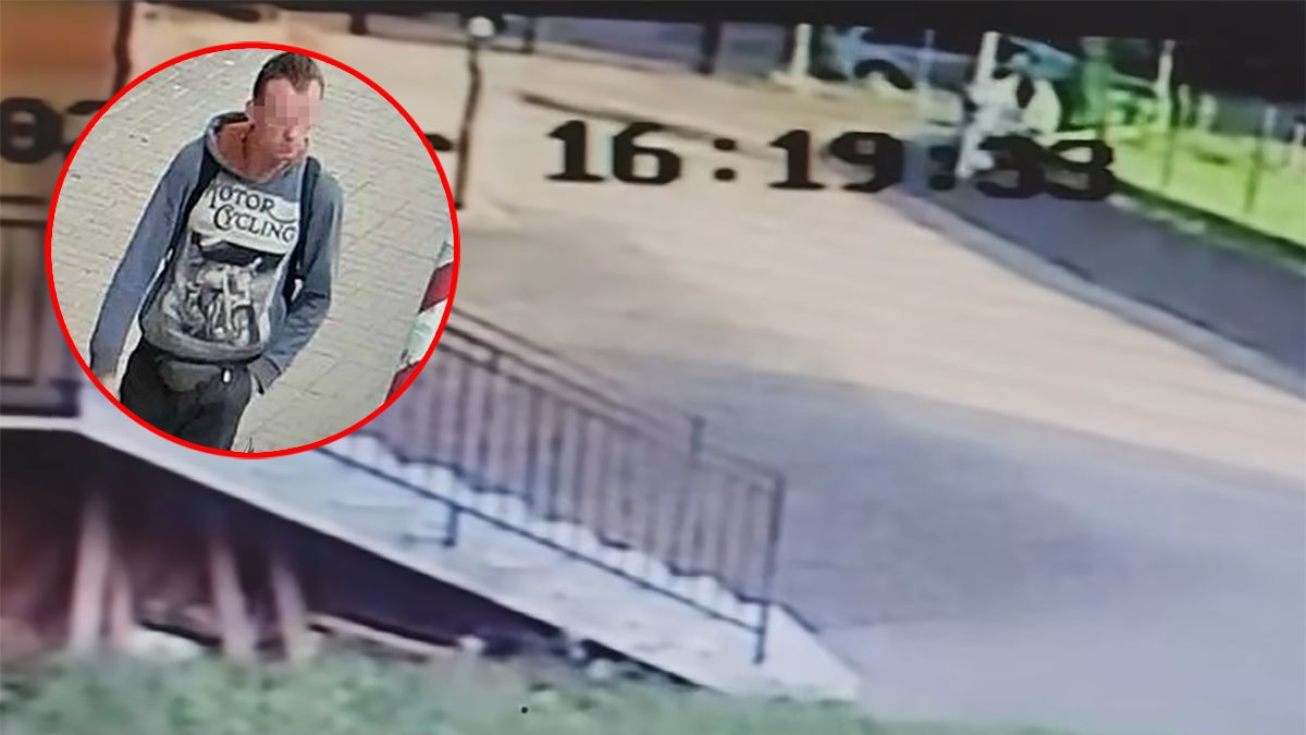 Na nagraniu widać, jak napastnik zaatakował dziecko