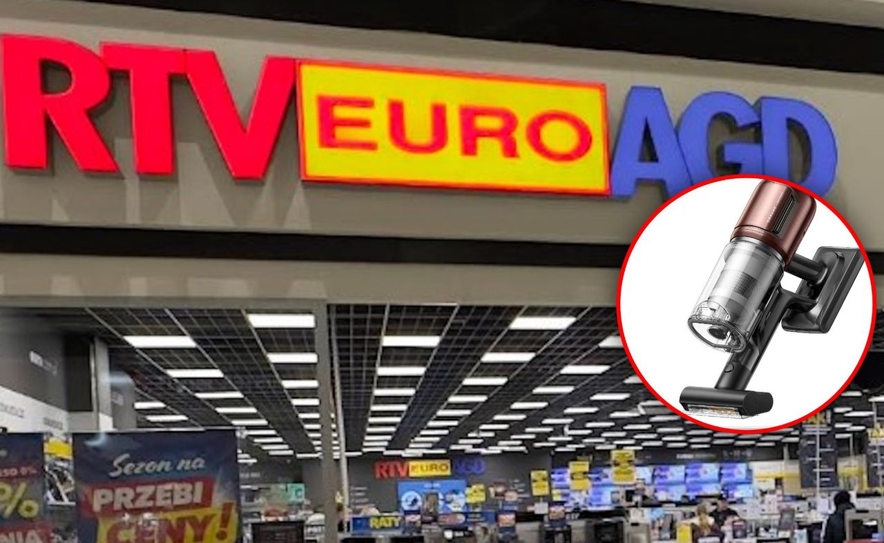 Outlet w RTV Euro AGD. Odkurzacz pionowy tańszy o ponad 90 zł
