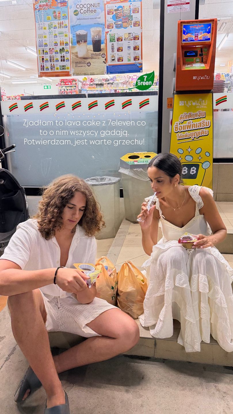 Klaudia El Dursi z synem na wakacjach