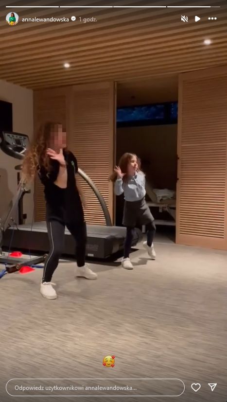 Anna Lewandowska chwali się tańczącą Klarą