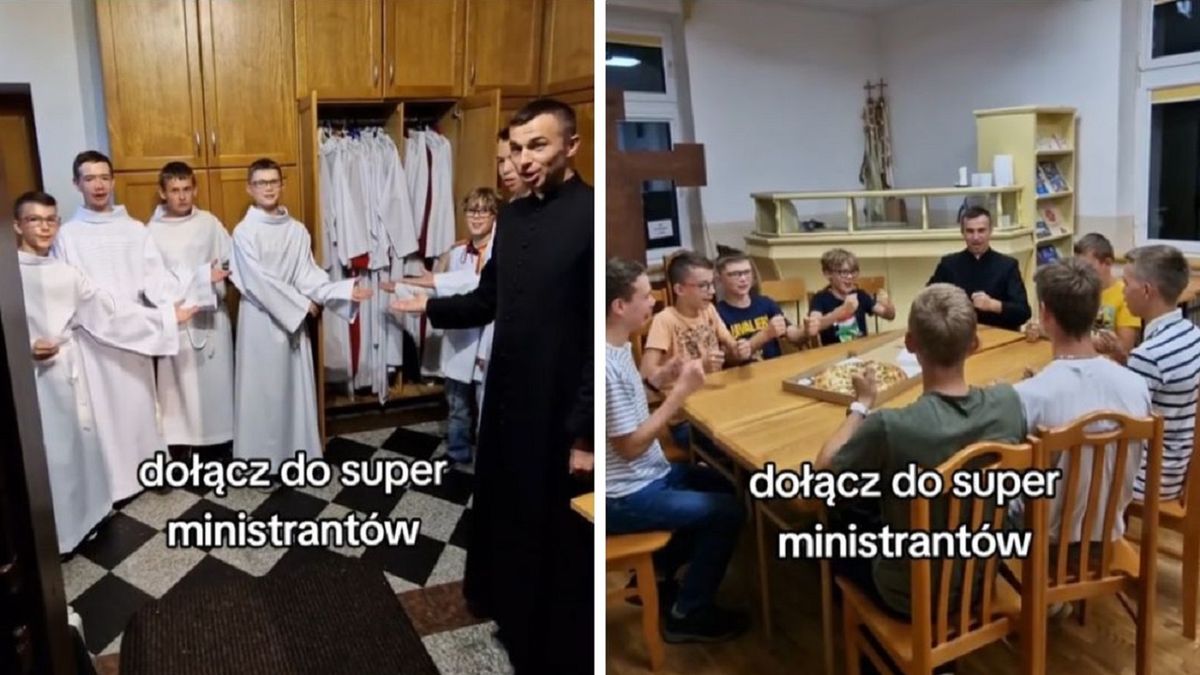 Ks. Sebastian Picur zachęca do posługi ministranckiej filmem na 
