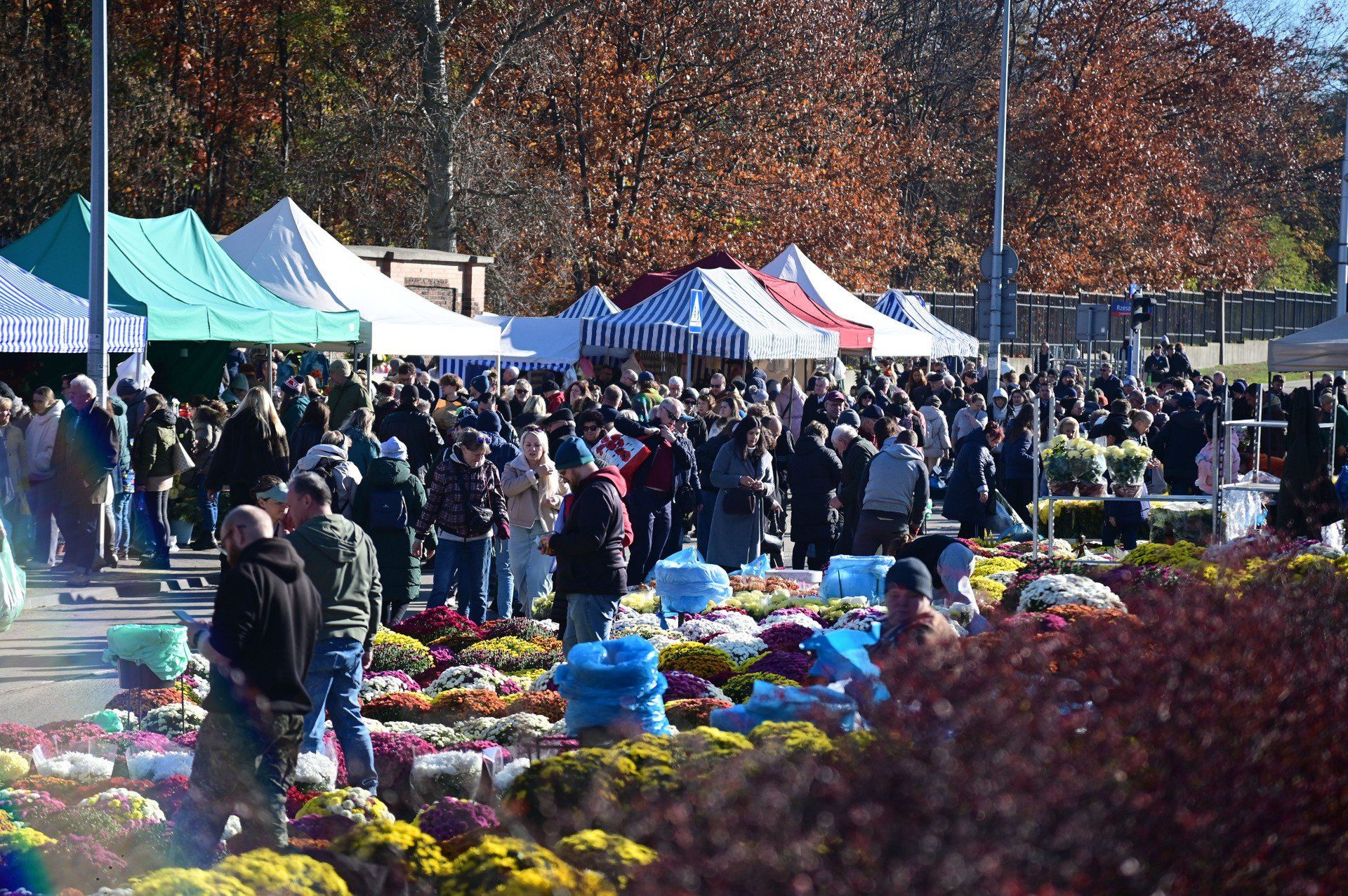 Jarmark cmentarny w Warszawie