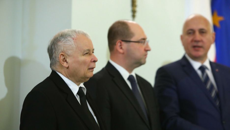 Jaroslaw Kaczynski, Joachim Brudzinski, Adam Bielan
