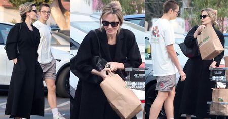 Angelina Jolie na zakupach z 16-letnim synem