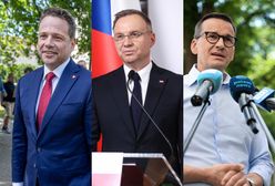 Aż zaśmiał się w głos. Dostało się Dudzie, "pan jest złośliwy"