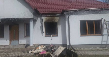 Pożar domu w Dzierzkowicach Zastawiu. Na szczęście nikomu nic się nie stało
