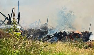 Spłonęła stodoła. Ogień zaprószył 13-latek