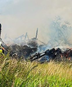 Spłonęła stodoła. Ogień zaprószył 13-latek