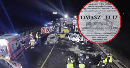 Wzruszające słowa. Bliscy żegnają Tomka i Elizę, którzy zginęli w karambolu na S7