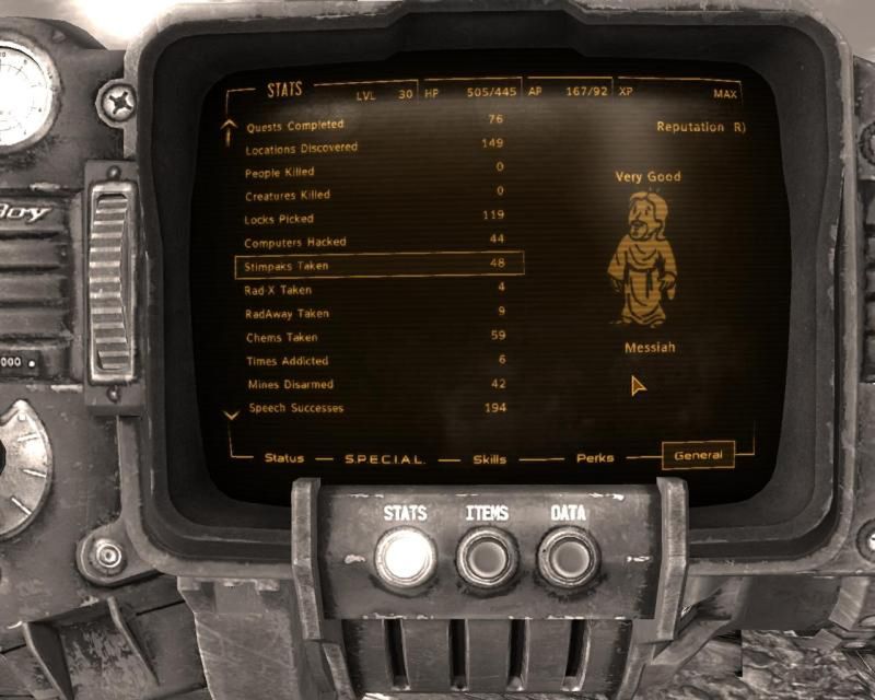 Fallout: New Vegas - gracz przeszedł bez zabijania kogokolwiek!!! 2