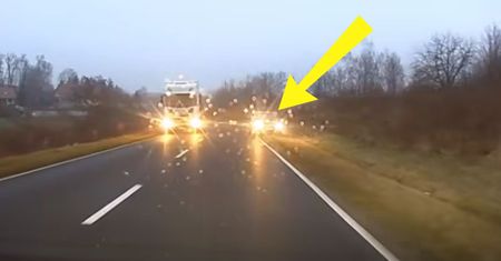 Nagle zrobił taki manewr. Dramatyczne chwile. Wszystko się nagrało