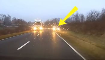 Nagle zrobił taki manewr. Dramatyczne chwile. Wszystko się nagrało