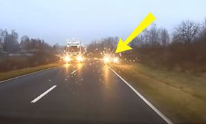 Nagle zrobił taki manewr. Dramatyczne chwile. Wszystko się nagrało