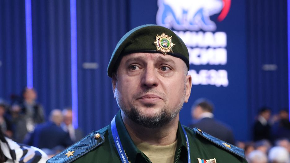 Apti Alaudinow, bliski współpracownik Ramzana Kadyrowa, dowódca podległego Wojskom Gwardii Narodowej Rosji czeczeńskiego batalionu "Achmat"