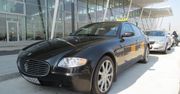 Maserati Quattroporte w roli taksówki - czemu nie?