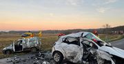 Choszczno: Zderzenie 3 pojazdów pod miastem. W akcji śmigłowiec LPR