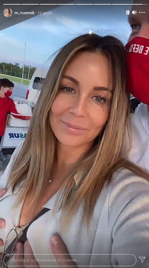 Małgorzata Rozenek z rodziną i całą ekipą ląduje w Meksyku