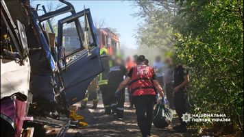 Poważny wypadek autobusów w Ukrainie. Wielu rannych i zabitych