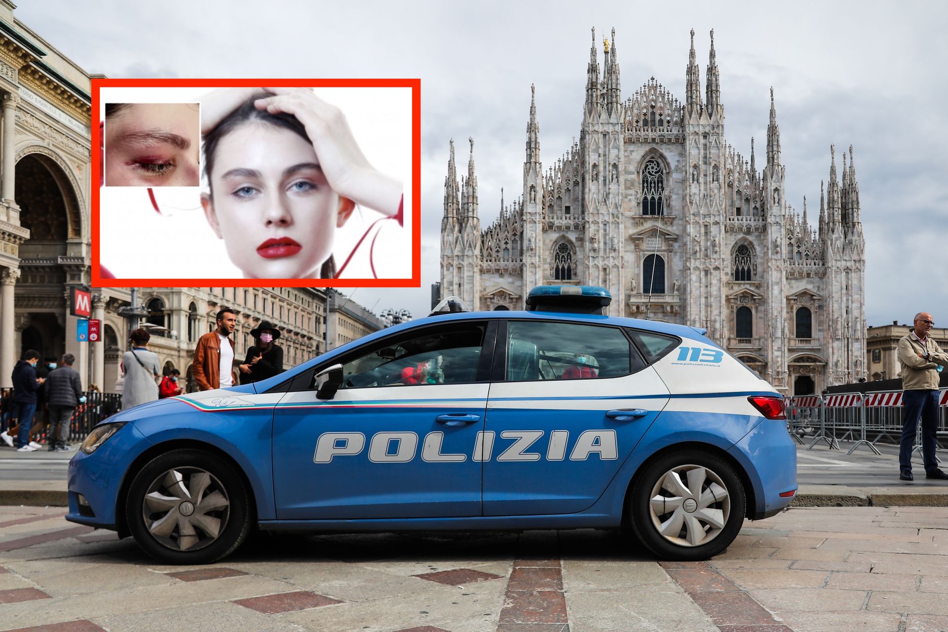 Pobicie Polki w Mediolanie. Modelka zapowiada kroki prawne