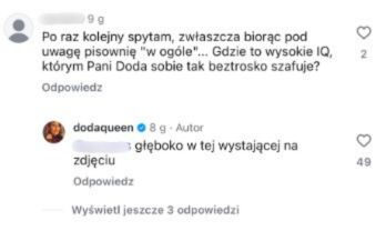 Fan zwątpił w wysokie IQ Dody