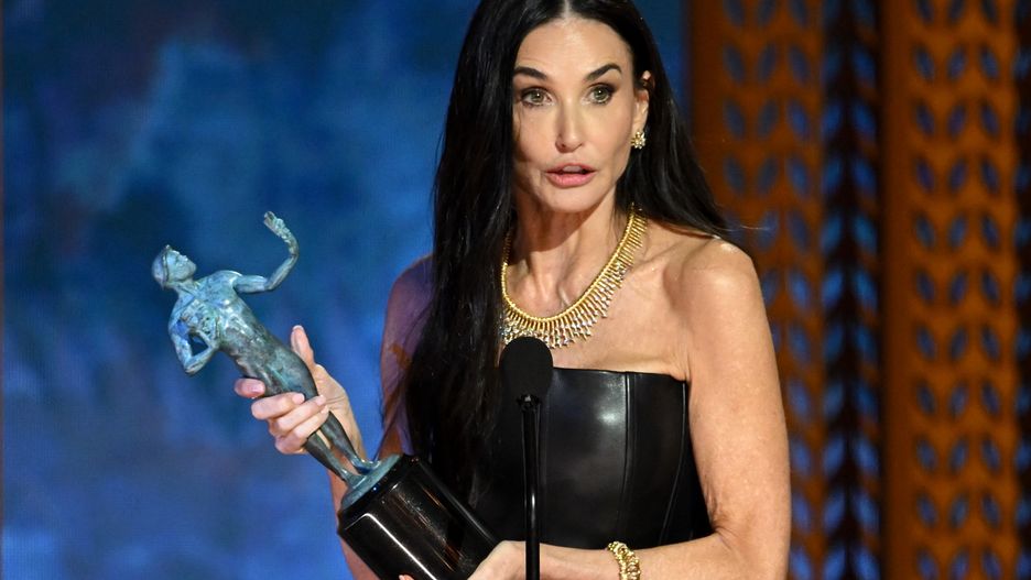 31st Screen Actors Guild Awards -  ShowDemi Moore at the 31st Screen Actors Guild Awards held at Shrine Auditorium and Expo Hall on February 23, 2025 in Los Angeles, California. (Photo by Michael Buckner/Variety via Getty Images)Michael Buckner