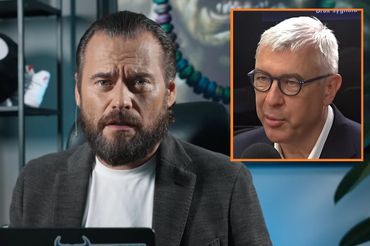 Krzysztof Stanowski i Roman Giertych, fot. kadry z youtube'a