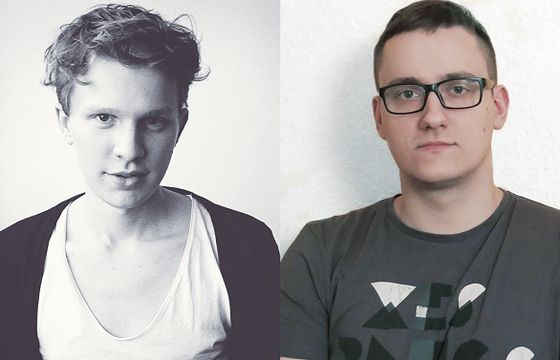 Damian Olesko i Tomasz Loska w agencji Gong