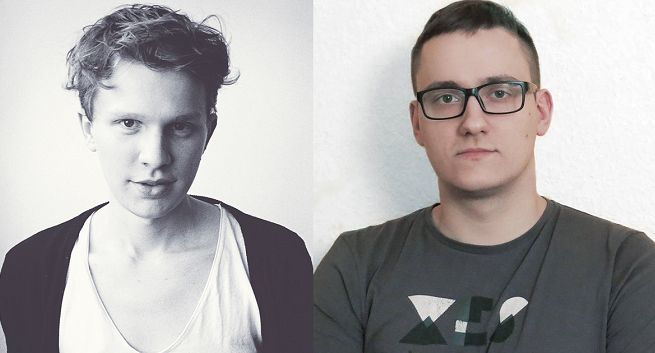 Damian Olesko i Tomasz Loska w agencji Gong