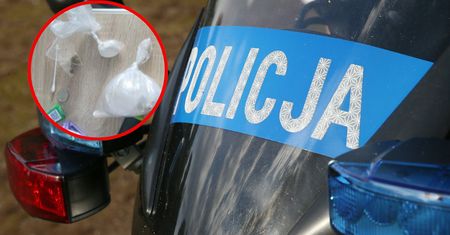 Policjanci byli w szoku. Podszedł do nich 21-latek z amfetaminą