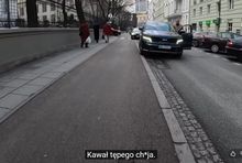 Marcin Meller wulgarnie do youtubera, gdy ten zablokował drogę. 