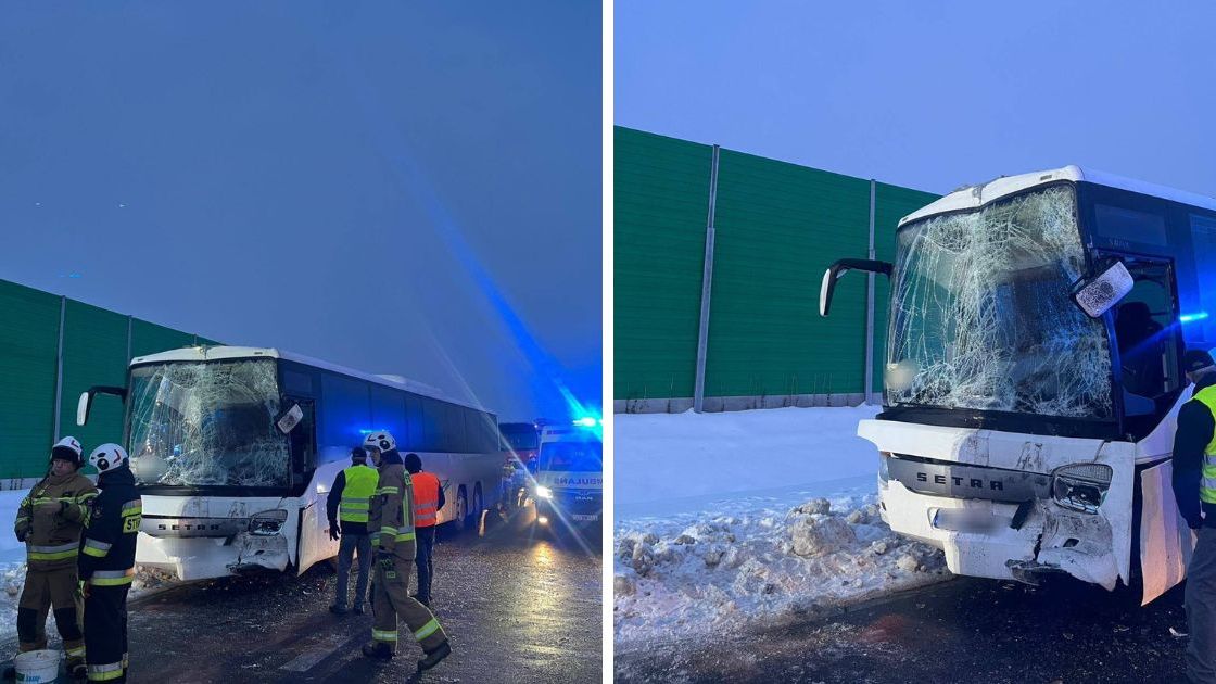 Wypadek autokarów 
