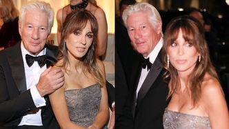 Richard Gere bryluje na pokazie Armaniego Z MŁODSZĄ O 34 LATA żoną. Ładna z nich para?