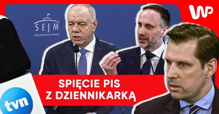 Posłowie PiS kontra dziennikarka TVN. Mocna wymiana zdań na konferencji