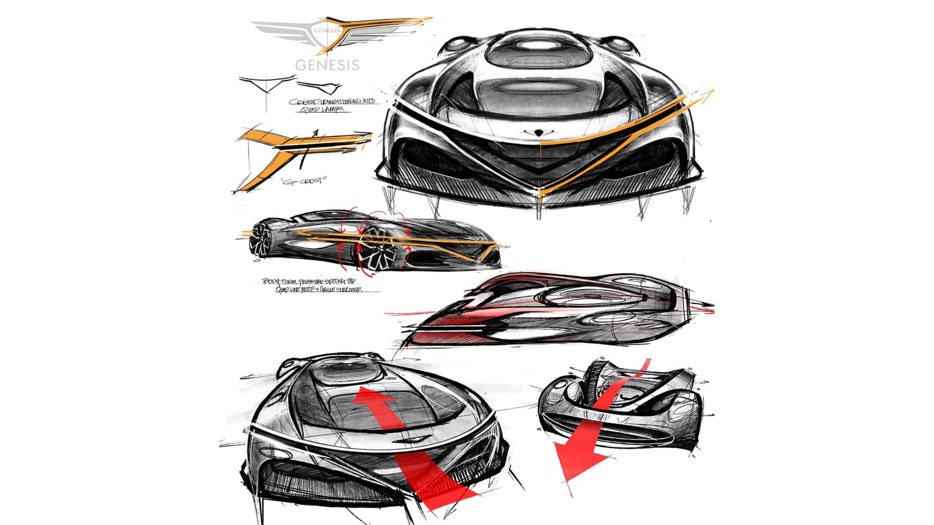 Genesis X Gran Berlinetta Vision Gran Turismo Concept