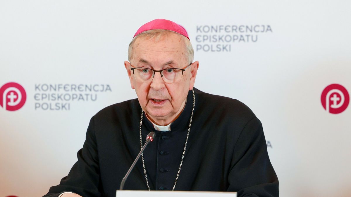 396. Zebranie Plenarne Konferencji Episkopatu Polski
Fot. Karol Porwich/East News, Czestochowa,  21.11.2023. 396. Zebranie Plenarne Konferencji Episkopatu Polski na Jasnej Gorze. Konferencja prasowa po zakonczeniu obrad.
N/z: przewodniczacy KEP abp Stanislaw Gadecki
Karol Porwich