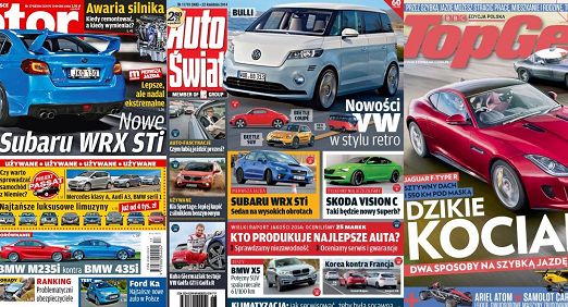 „Motor” i „Auto-Moto” liderami magazynów motoryzacyjnych. „Top Gear” o 24 proc. w dół (dane za III kwartały)