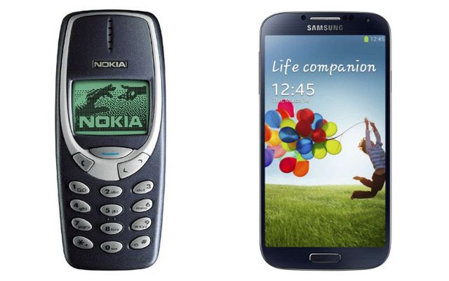 Nokia 3310 i Samsung Galaxy S4