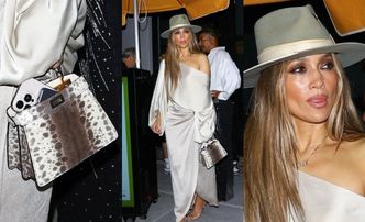 ODMIENIONA Jennifer Lopez drepcze na imprezę, dzierżąc torebkę za 20 tysięcy złotych