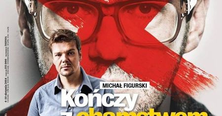 Figurski "KOŃCZY Z CHAMSTWEM"… na okładce "Wprost"!