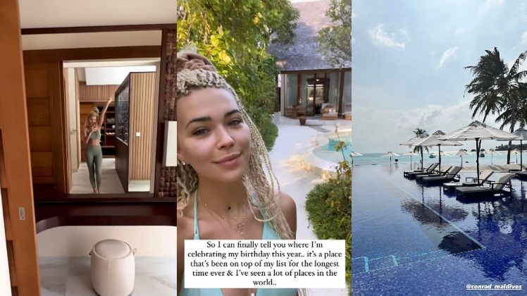 Sandra Kubicka "oprowadza" po malediwskiej willi, do której zabrał ją Baron