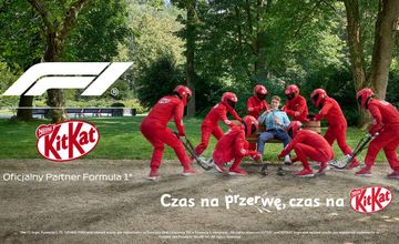 Marka KitKat oficjalnym partnerem Formuły 1
