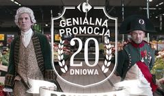 Jacek Braciak jako Napoleon zarządza powrót promocji 20-dniowej w Carrefourze (wideo)