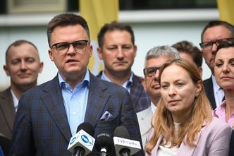 Hołownia w rządzie? "Jedynie, jeśli znajdą się w nim wszyscy liderzy koalicji"